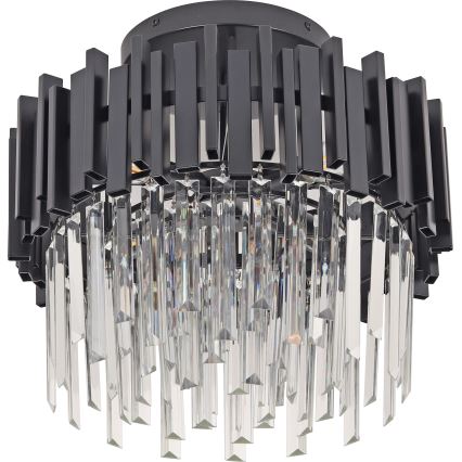Brilagi - Plafonieră VERVE 4xE14/40W/230V Ø 40 cm neagră