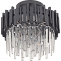 Brilagi - Plafonieră VERVE 6xE14/40W/230V diam. 60 cm neagră