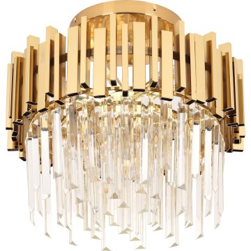 Brilagi - Plafonieră VERVE 6xE14/40W/230V Ø 60 cm aurie