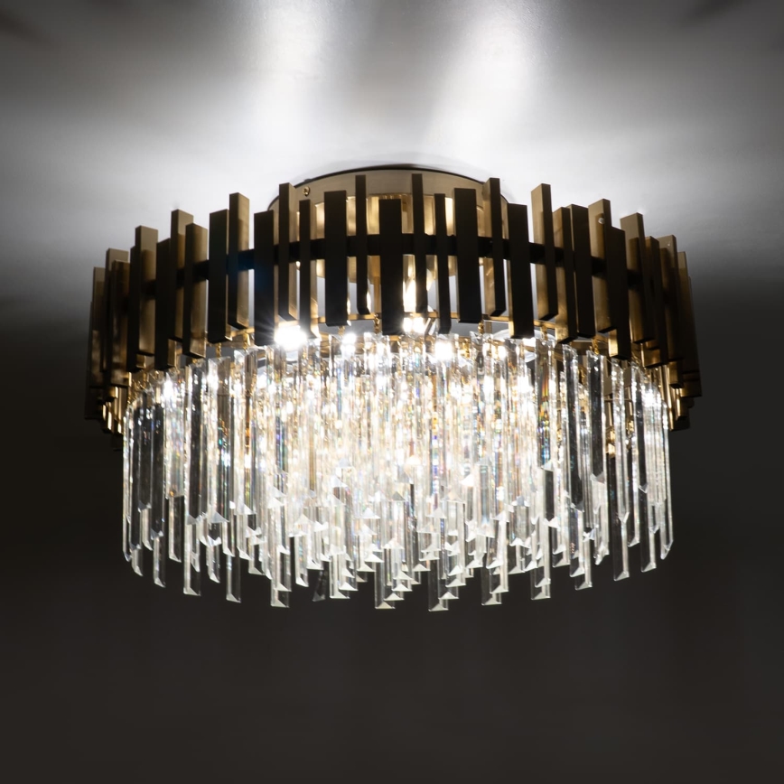 BRILAGI - Plafonieră VERVE 6xE14/40W/230V Ø 60 cm aurie
