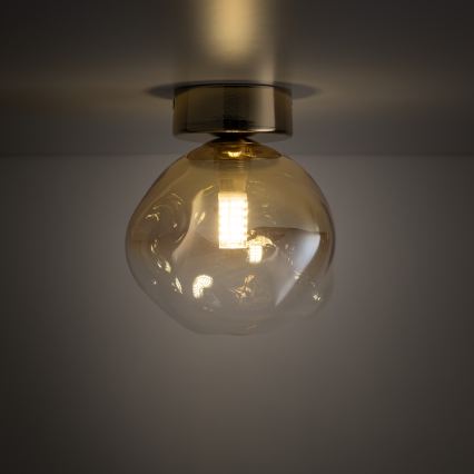 Brilagi - Plafonieră VULCANO 1xG9/8W/230V auriu/bej fumuriu