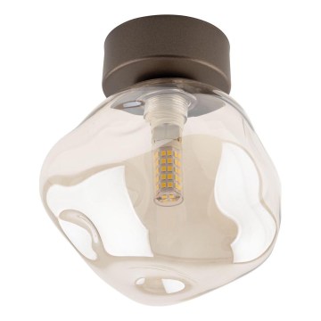 Brilagi - Plafonieră VULCANO 1xG9/8W/230V maro/bej fumuriu