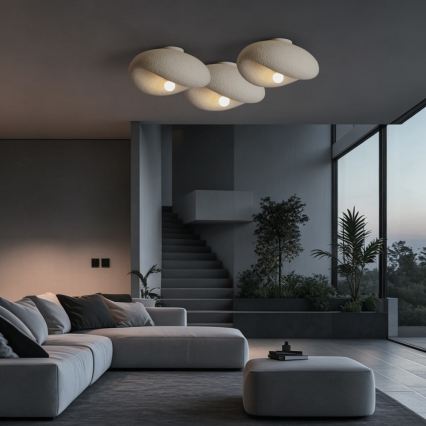 BRILAGI - Plafonieră WABI SABI 1xE27/60W/230V Ø 40 cm albă