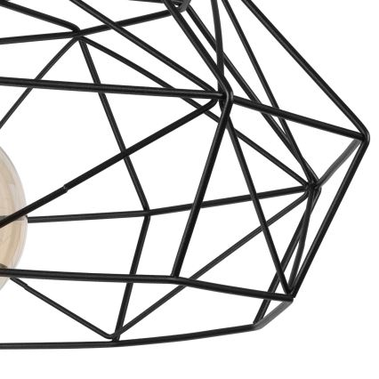 Brilagi - Lampă de tavan WOODY BASKET 1xE27/60W/230V Ø 40 cm stejar nuc