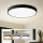 Brilagi POOL SMART - Plafonieră LED dimabilă, 100W/230V, 3000-6000K, diam. 80 cm, Wi-Fi Tuya, neagră + telecomandă