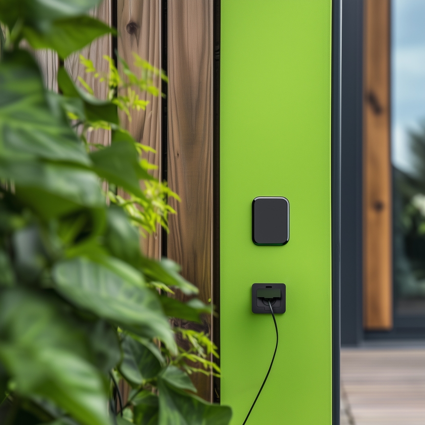 Brilagi - Priză de pardoseală încastrată pentru exterior IP55, neagră, dreptunghiulară