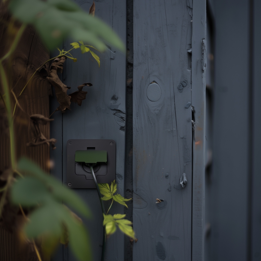Brilagi - Priză de pardoseală încastrată pentru exterior IP55, neagră, dreptunghiulară