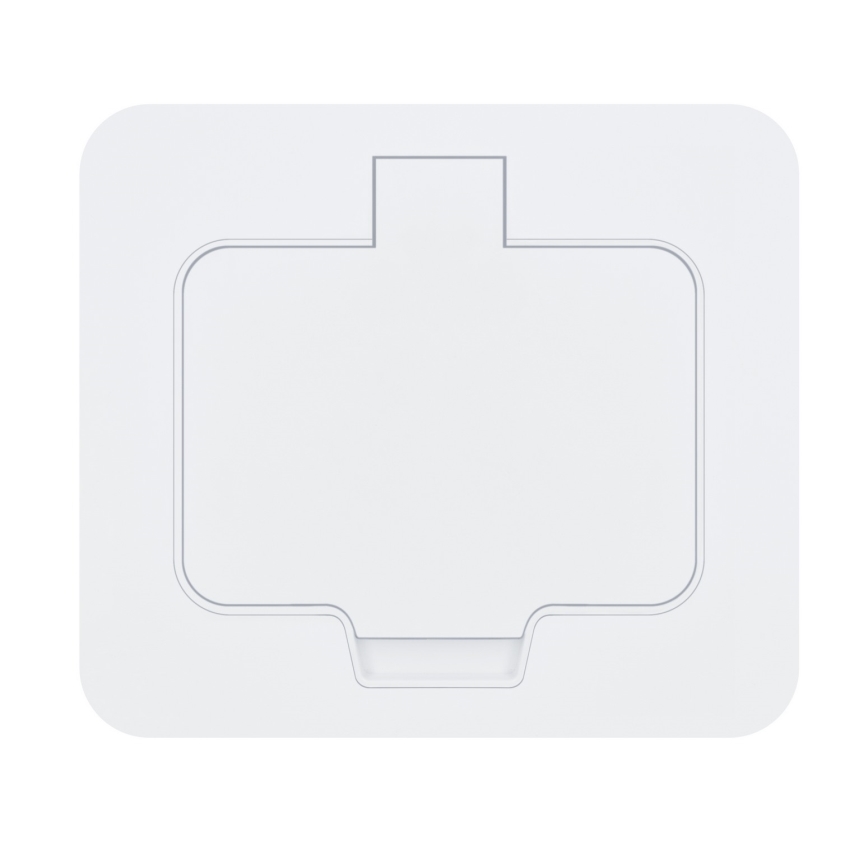 Brilagi - Priză încastrată pentru bucătărie INBOX IP55 albă dreptunghiulară
