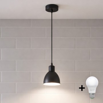 Brilagi RIDDY - Lustră LED pe cablu, 1xE27/60W/230V, neagră