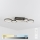 Brilagi - RINGO Plafonieră LED reglabilă 34W/230V 3000-6000K 28x84 cm, negru + telecomandă