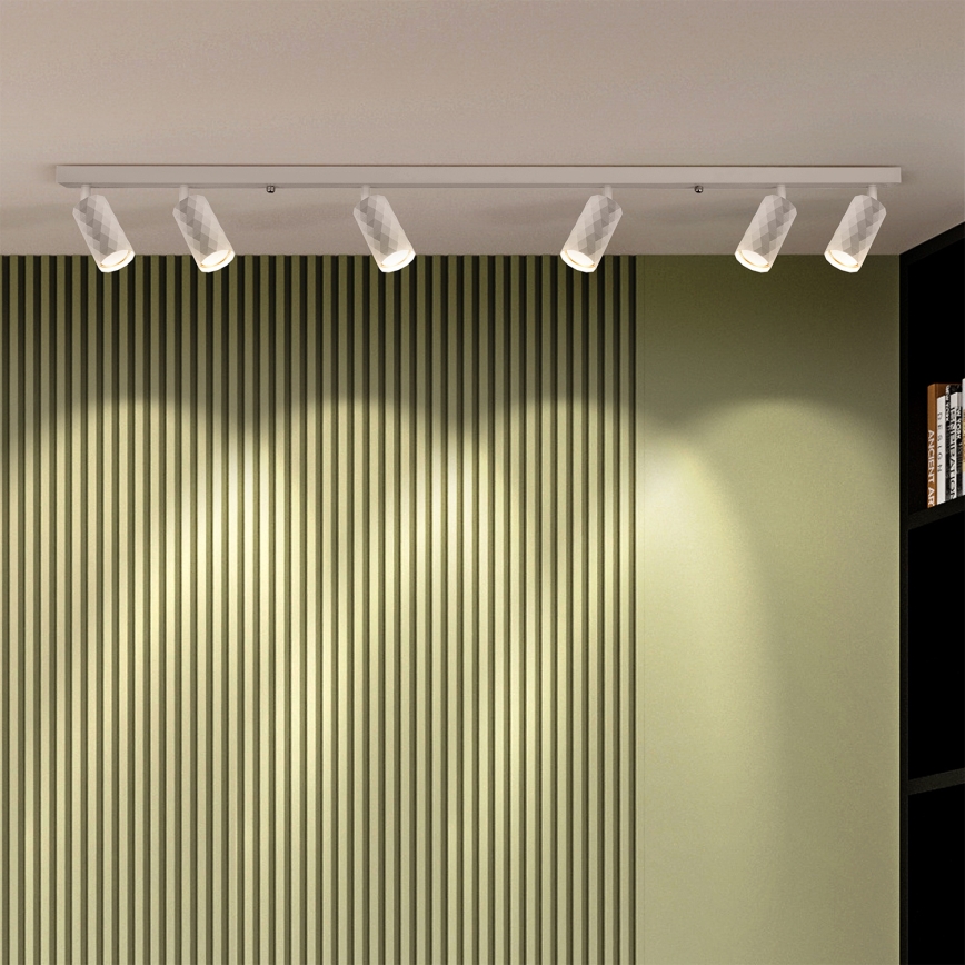 Brilagi - Spot LED RGBW reglabil SELE DIAMANT 6xGU10/6,5W/230V 2700-6500K Wi-Fi alb