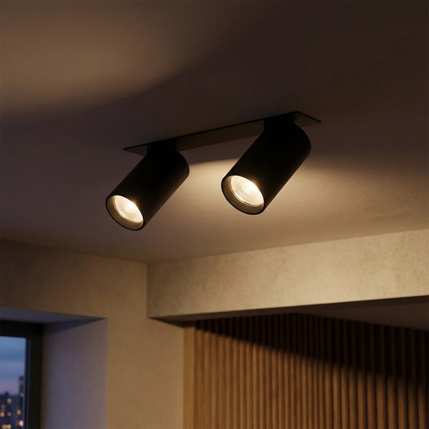 Brilagi SELE Spot încastrat 2xGU10/30W/230V negru