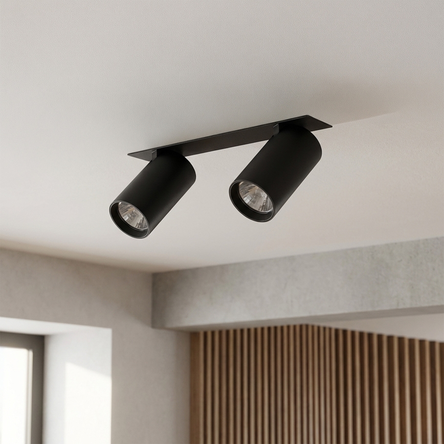 Brilagi SELE Spot încastrat 2xGU10/30W/230V negru