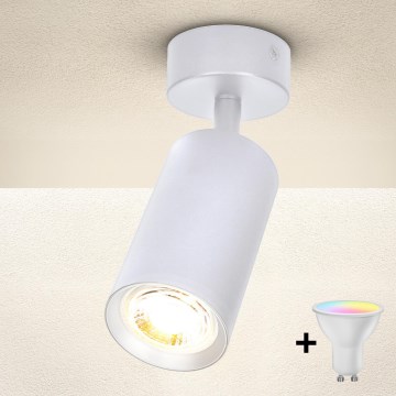 Brilagi SELE - Spot LED RGBW dimabil 1xGU10/6W/230V 3000K alb