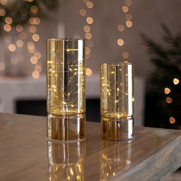 Brilagi - Set 2x decorațiuni de Crăciun cu LED, 3xAA + 2xAA