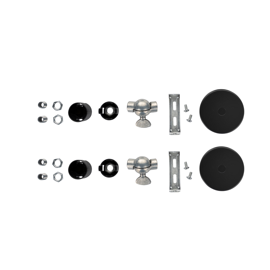 Brilagi - Set de 2 aplice de perete WABI SABI, 1xE14/40W/230V, gri