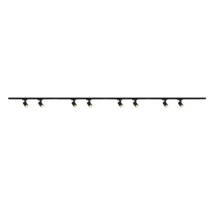 Brilagi - Sistem de șină HUSKY cu spoturi, 8x GU10/10W/230V, negru