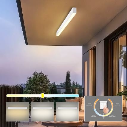 Brilagi - Plafonieră LED pentru baie SLEEKLINE LED/40W/230V 3000/4500/6000K alb IP44