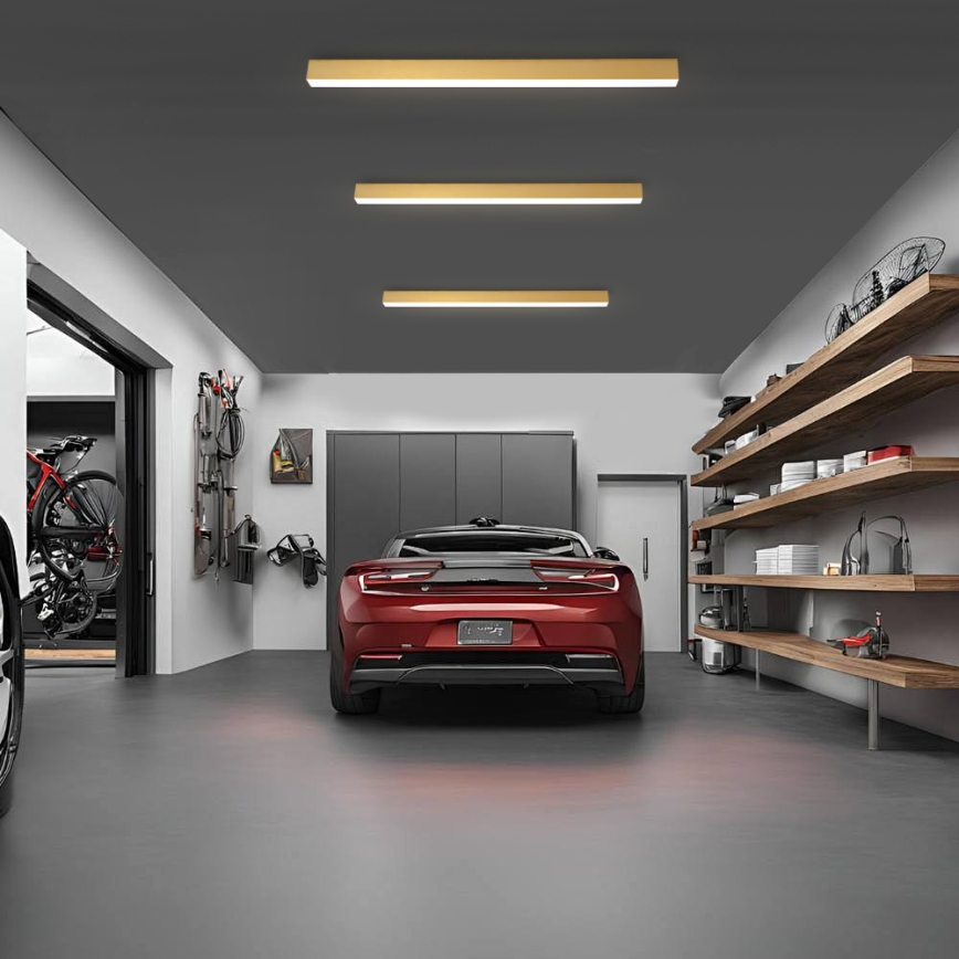 Brilagi - Plafonieră LED pentru baie SLEEKLINE LED/40W/230V 3000/4500/6000K auriu IP44