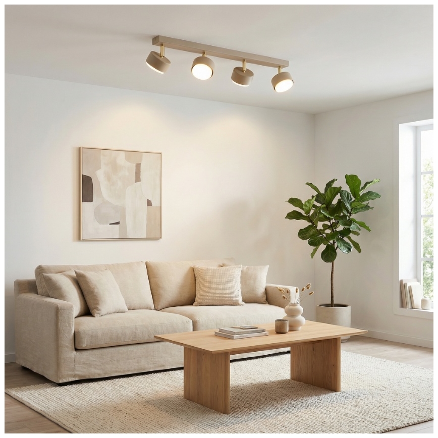 Brilagi - Spot 4xGX53/12W/230V, bej