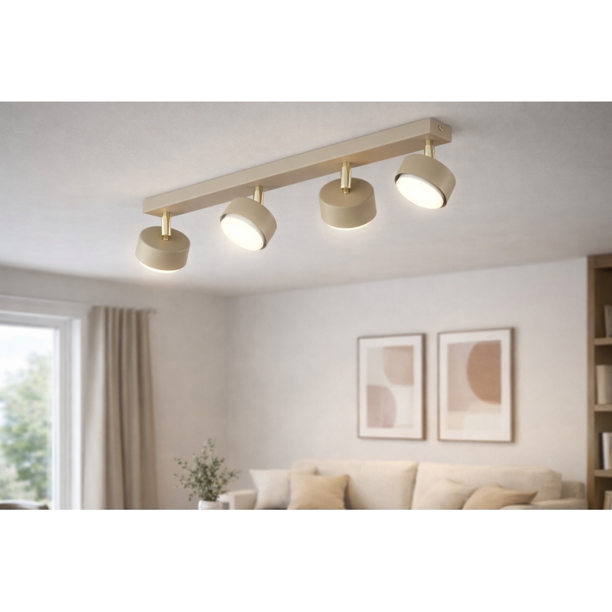 Brilagi - Spot 4xGX53/12W/230V, bej