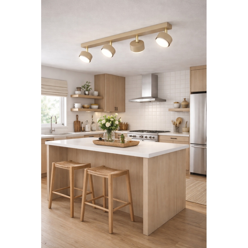 Brilagi - Spot 4xGX53/12W/230V, bej