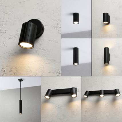 Brilagi - Spot aplicat CRISPINA 1xGU10/10W/230V negru