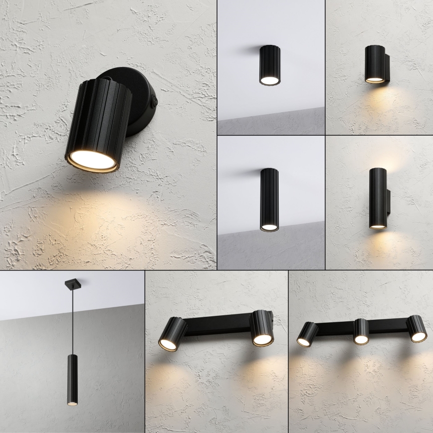 Brilagi - Spot aplicat CRISPINA 1xGU10/10W/230V negru