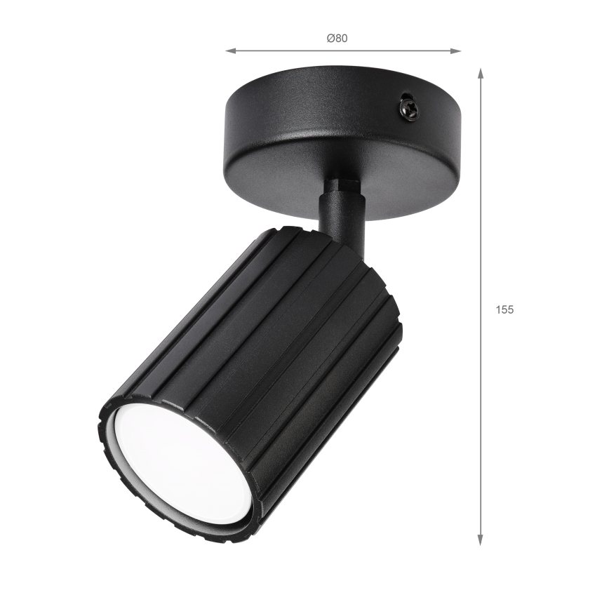 Brilagi - Spot aplicat CRISPINA 1xGU10/10W/230V negru