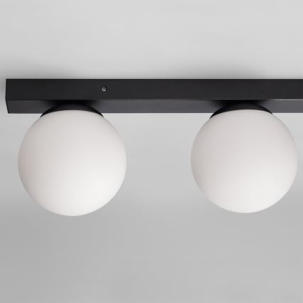 Brilagi - Spot aplicat SELE BALL 1xGU10/30W/230V + 2xG9/10W, negru