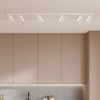 Brilagi - Spot aplicat SELE DIAMANT 6xGU10/30W/230V alb