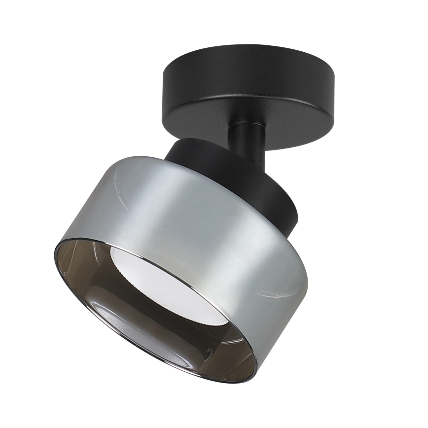 Brilagi - Spot AURA LUX 1xGX53/30W/230V Ø 13 cm negru/fumuriu