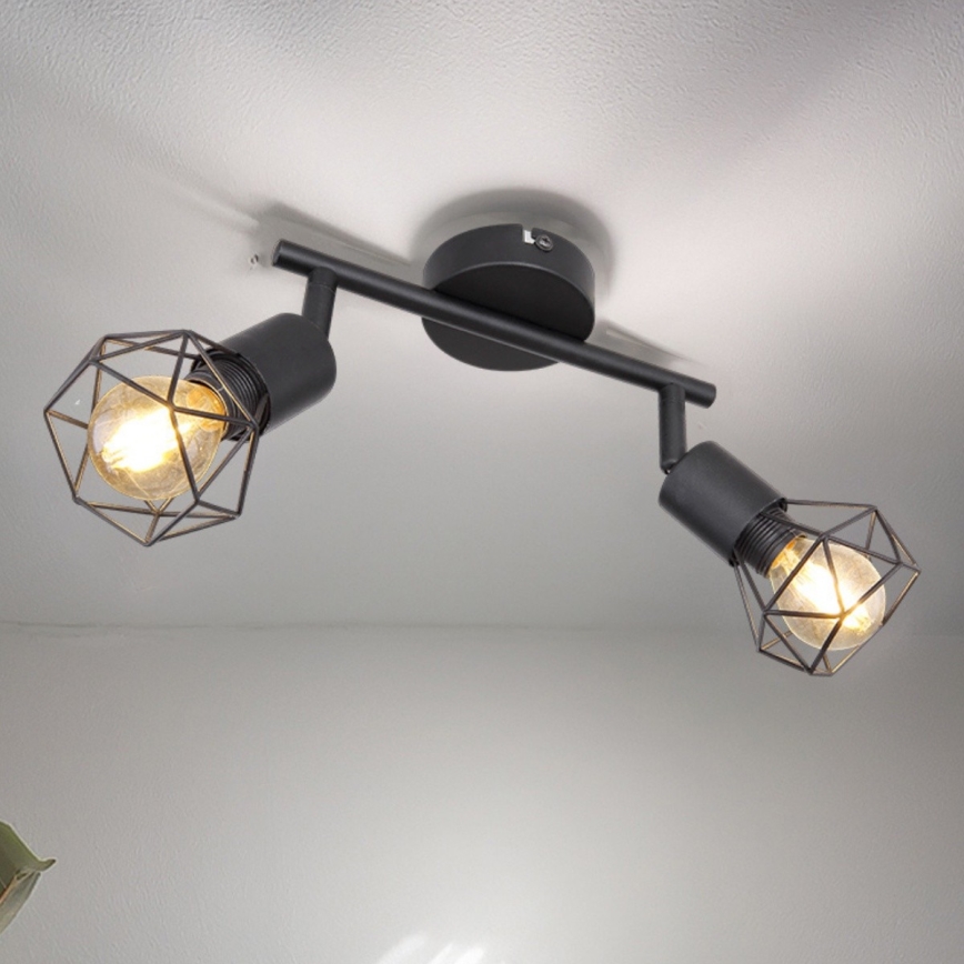 Brilagi - Spot CAGE 2x E14, 40W, 230V