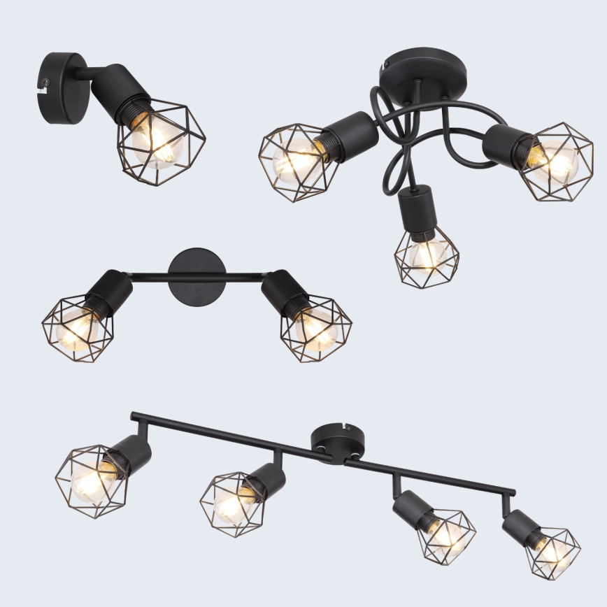 Brilagi - Spot CAGE 2x E14, 40W, 230V