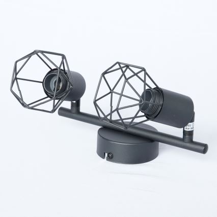 Brilagi - Spot CAGE 2x E14, 40W, 230V