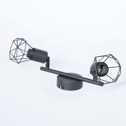 Brilagi - Spot CAGE 2x E14, 40W, 230V