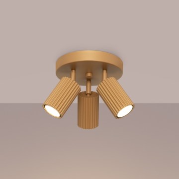 Brilagi - Spot CRESTO 3xGU10/10W/230V auriu