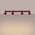 Brilagi - Spot CRESTO 4xGU10/10W/230V burgundiu