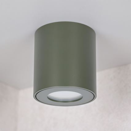 BRILAGI - Lampă spot pentru baie MIA 1xGU10/30W/230V 60x82 mm 84x80 mm verde închis IP54