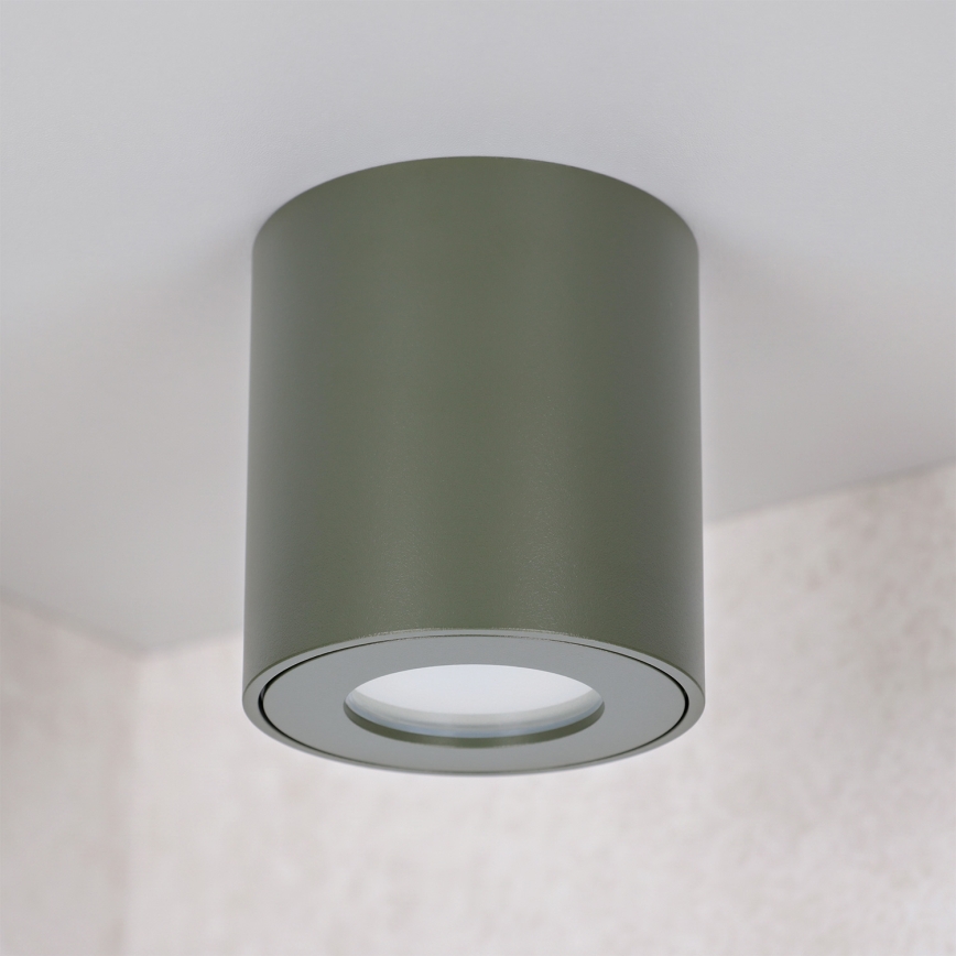 BRILAGI - Lampă spot pentru baie MIA 1xGU10/30W/230V 60x82 mm 84x80 mm verde închis IP54