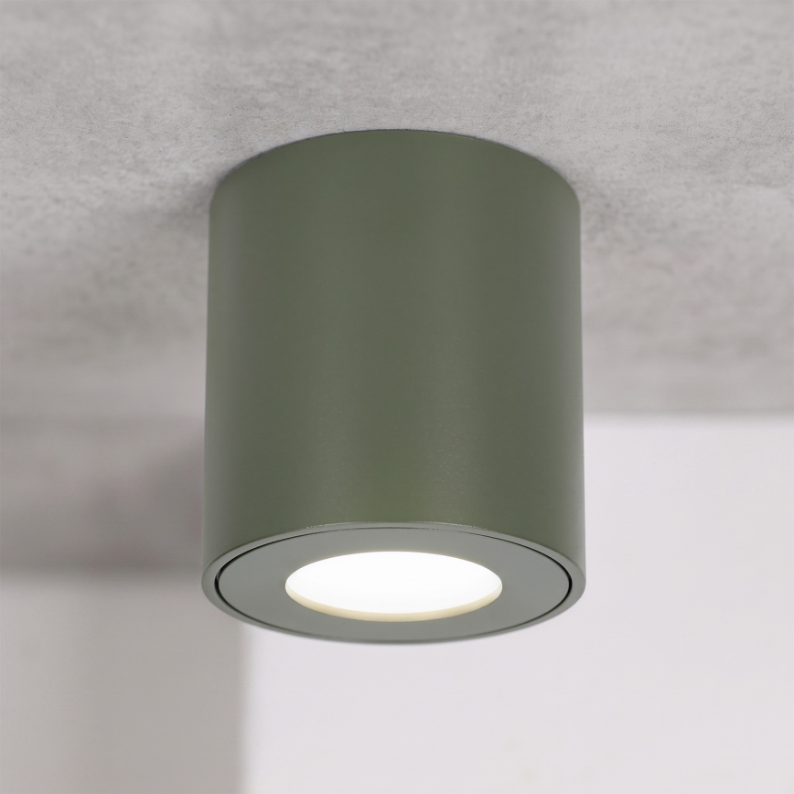 BRILAGI - Lampă spot pentru baie MIA 1xGU10/30W/230V 60x82 mm 84x80 mm verde închis IP54