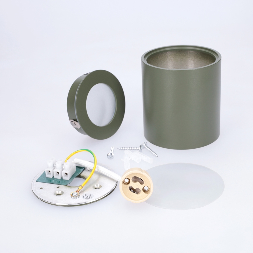 BRILAGI - Lampă spot pentru baie MIA 1xGU10/30W/230V 60x82 mm 84x80 mm verde închis IP54