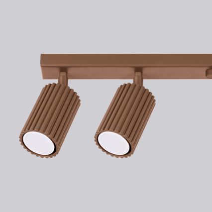 Brilagi - Spot de tavan CRESTO 6xGU10/10W/230V maro