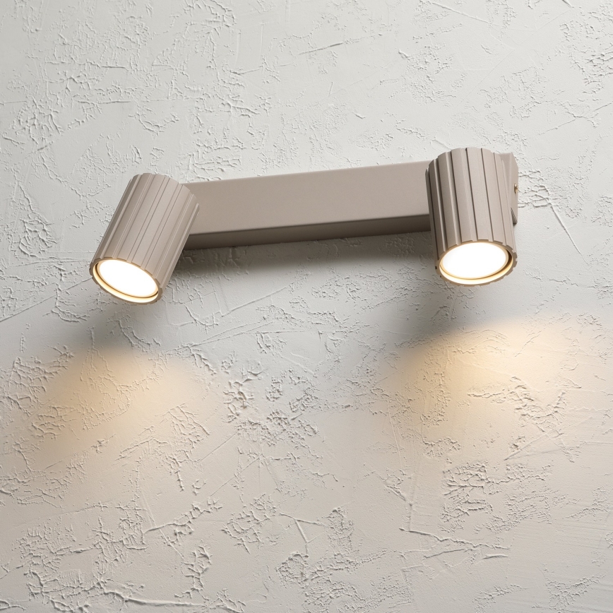 Brilagi - Spot de tavan CRISPINA, 2x GU10/10W/230V, bej