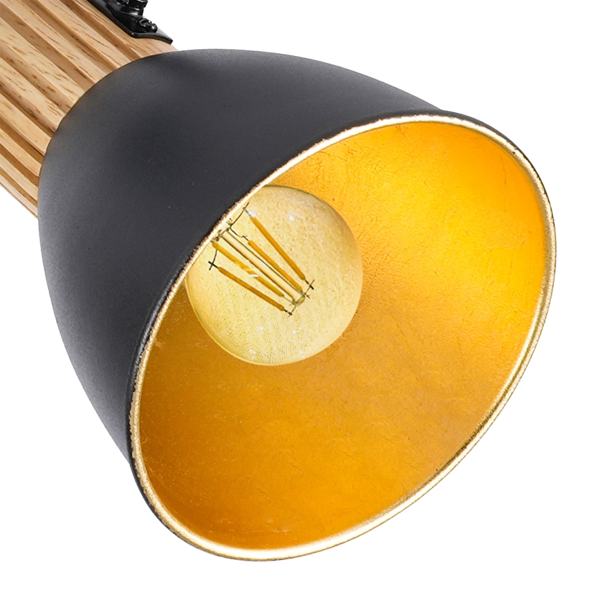 Brilagi - Spot de tavan ODENSE, 3x E14/10W/230V, lemn/negru