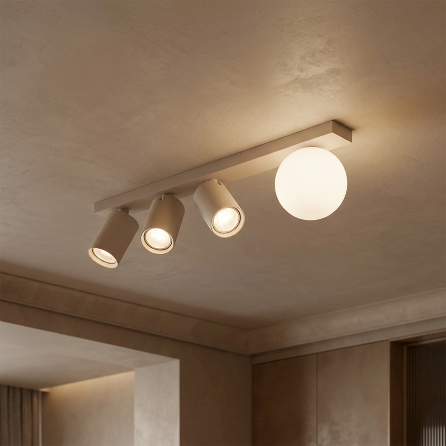 Brilagi - Spot de tavan SELE BALL 3xGU10/30W/230V + 1xG9/10W bej