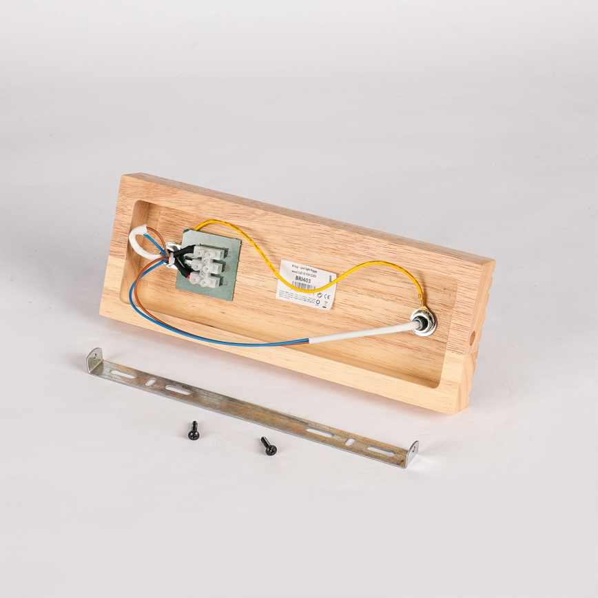 Brilagi - Spot HYGGE 2xE14/15W/230V lemn/fumuriu