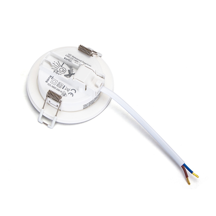 Brilagi - Spot încastrat LED pentru baie, 12W, 230V, 4000K, alb, IP65