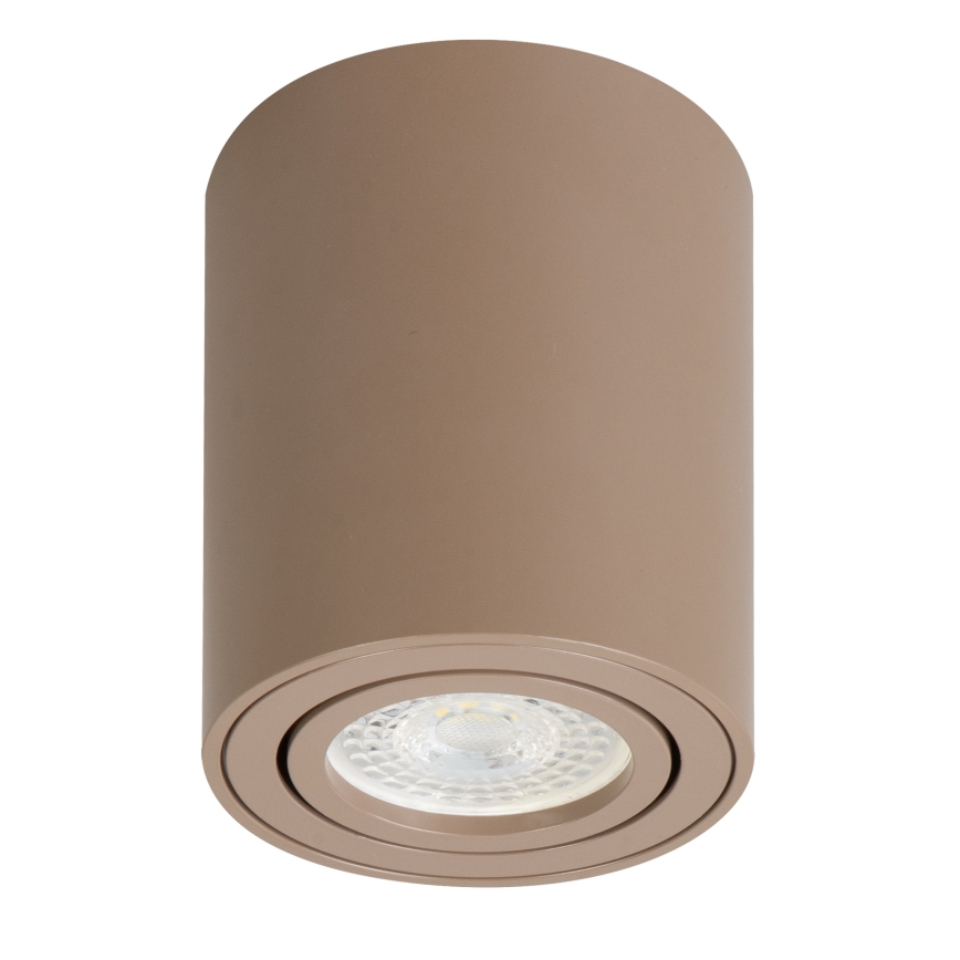 Brilagi - Lumină spot LED RGBW reglabilă MIA 1xGU10/4,8W/230V 3000K 100x80 mm bej + telecomandă