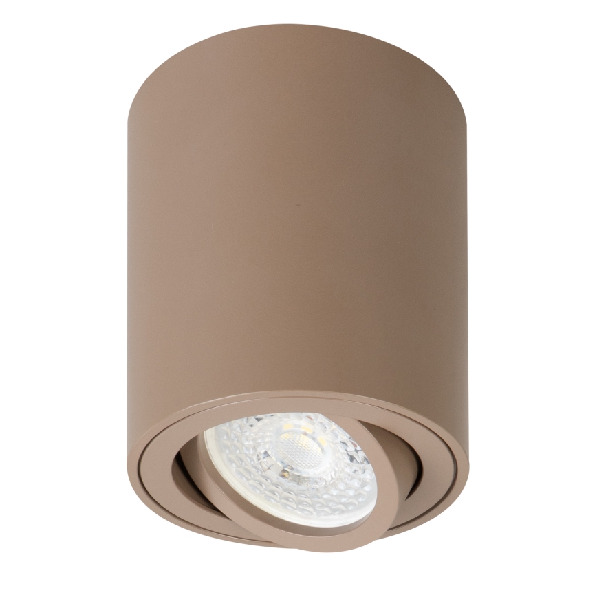 Brilagi - Lumină spot LED RGBW reglabilă MIA 1xGU10/4,8W/230V 3000K 100x80 mm bej + telecomandă